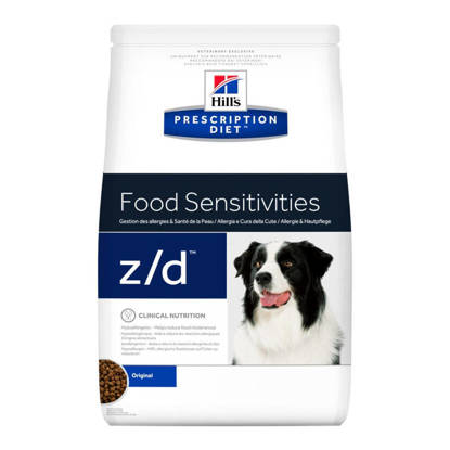 Picture of Hills Prescription Diet Z/D Food Sensitivities Dry Dog Food -  10KG